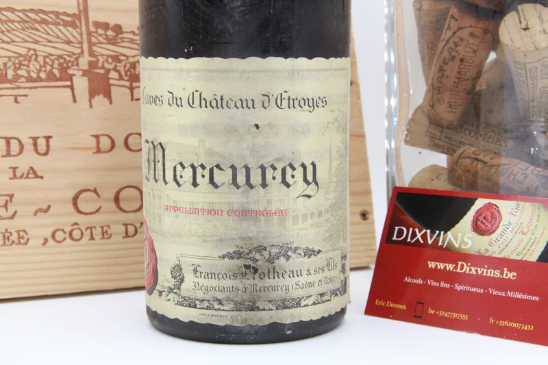 Mercurey Caves du Chateau D'Etroyes Francois Protheau 1962
