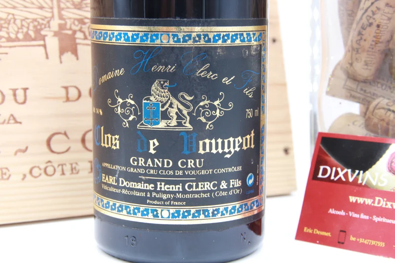 Clos de Vougeot Grand Cru Domaine Henri Clerc 1998