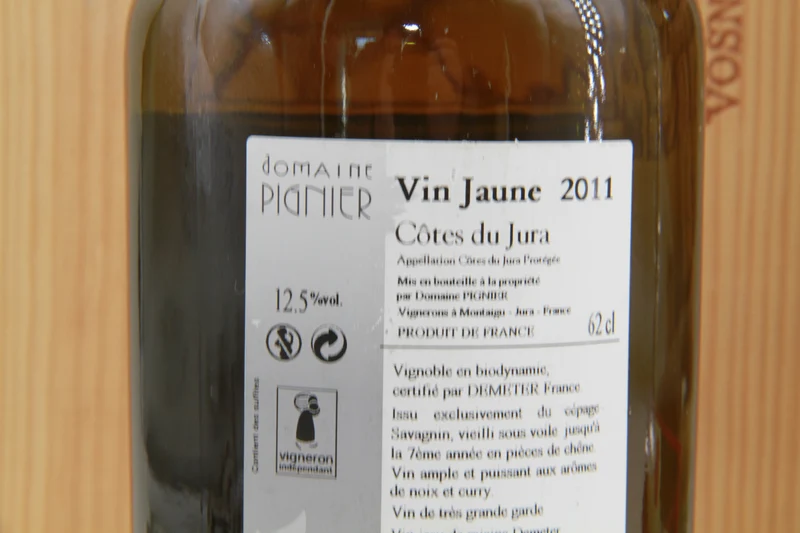 Vin Jaune Domaine Pignier 2011