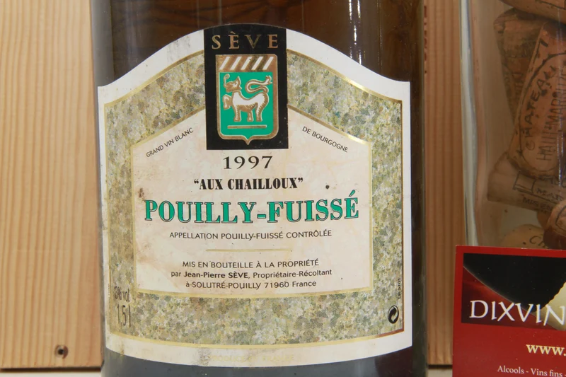 Pouilly Fuissé Aux Chailloux Jean Pierre Sève. 1997. Magnum 1,5L