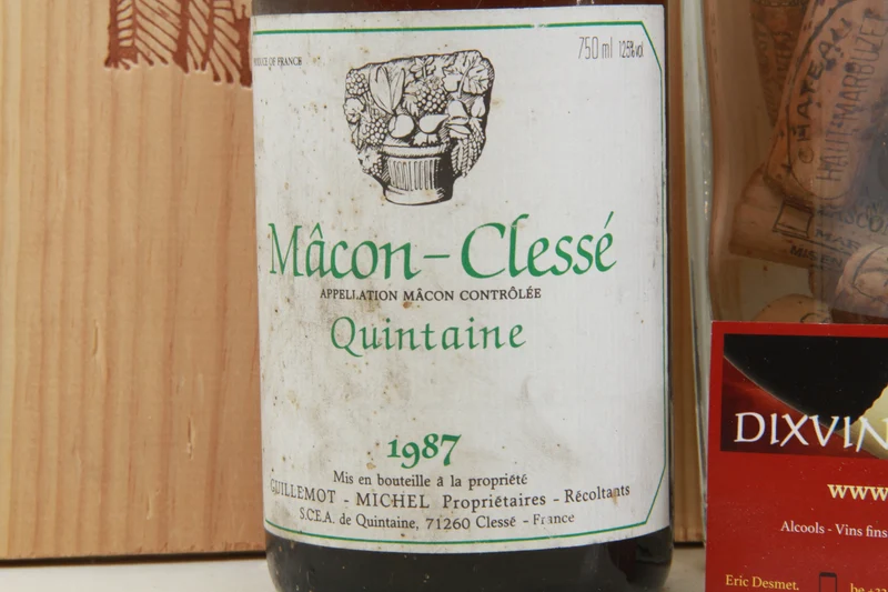 Macon- Clessé Quintaine. Guillemot Michel 1987
