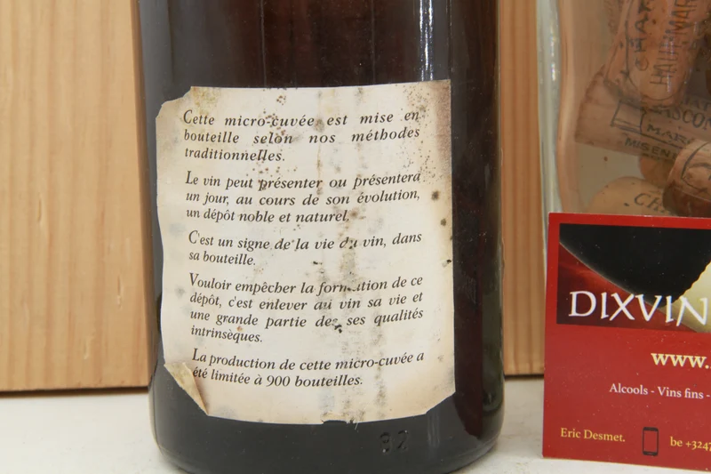 Meursault Les Grands Charrons Micro Cuvée Charles de Vallière. 2004