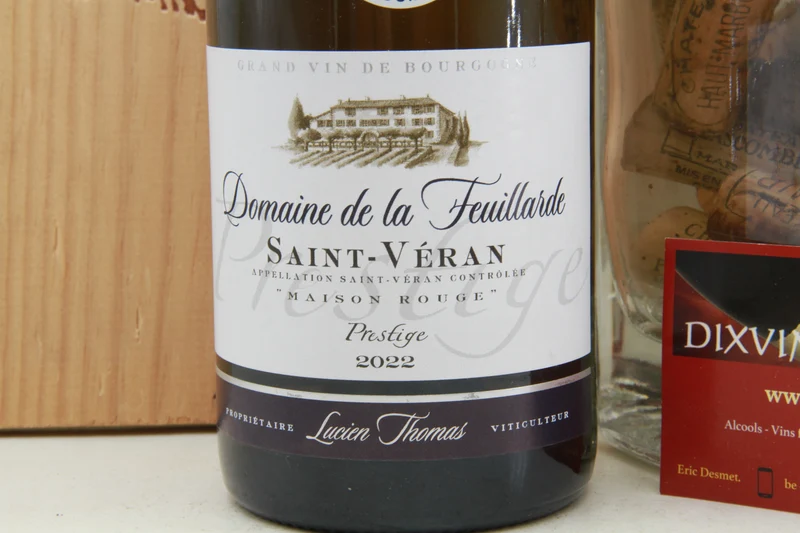 Saint-Véran Maison Rouge. Domaine de la Feuillarde. 2022