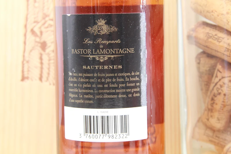 Les Remparts de Bastor Lamontagne. Sauternes 2011