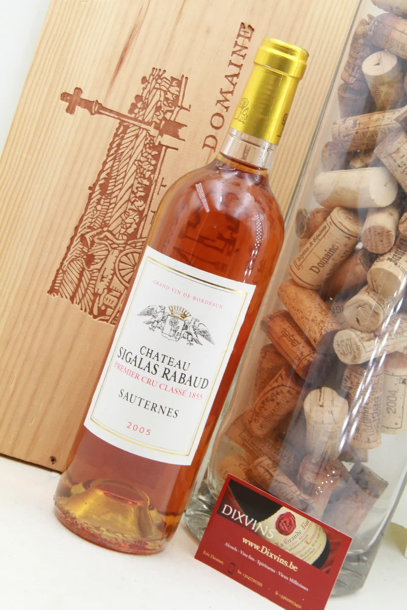 Chateau Sigalas Rabaud 1erGrand Cru Classé Sauternes. 2005