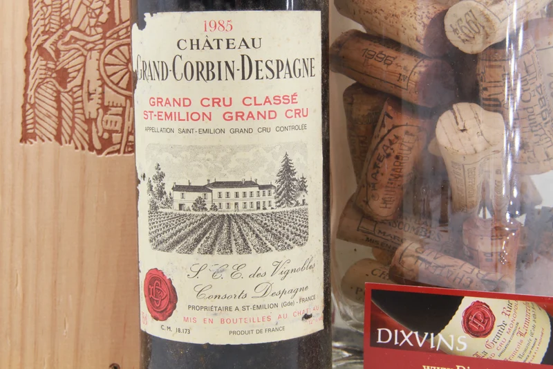 Chateau Grand-Corbin-Despagne Grand Cru Classé Saint Émilion. 1985