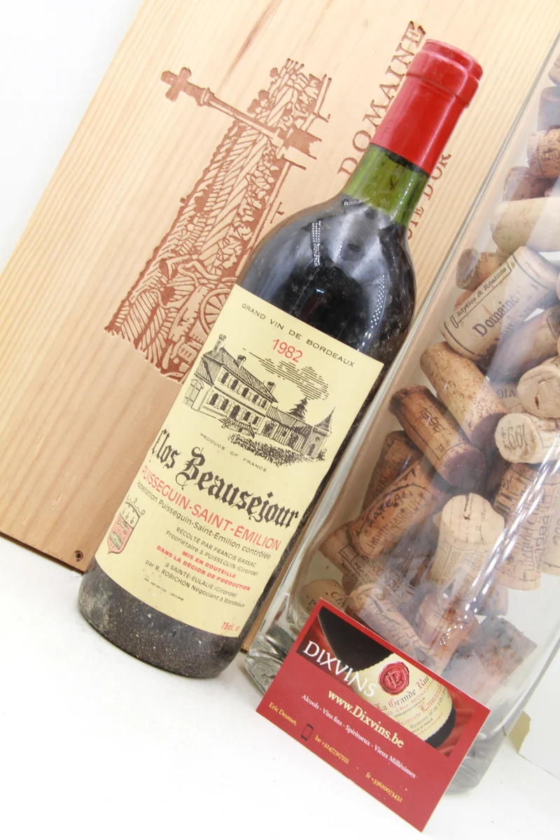 Clos Beausejour Saint Émilion. 1982