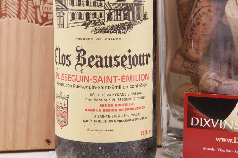 Clos Beausejour Saint Émilion. 1982