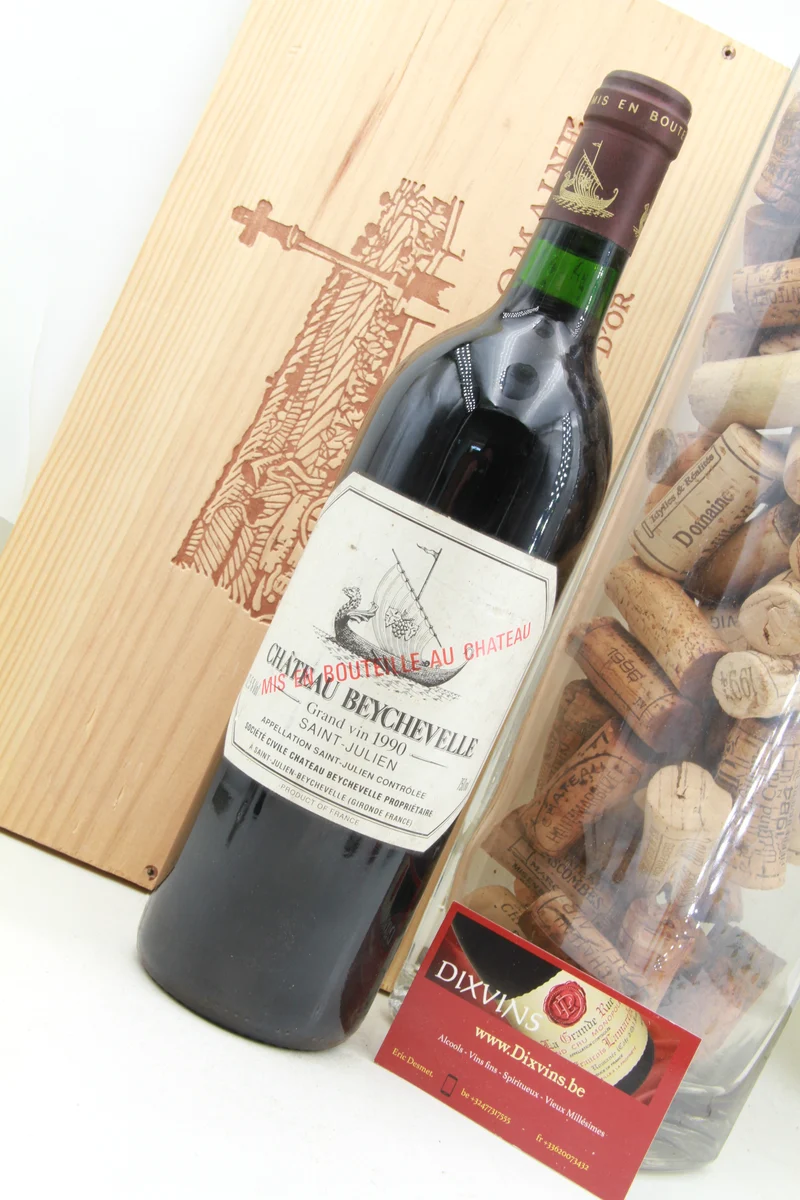 Chateau Beychevelle Grand Cru Classé Saint Julien. 1990