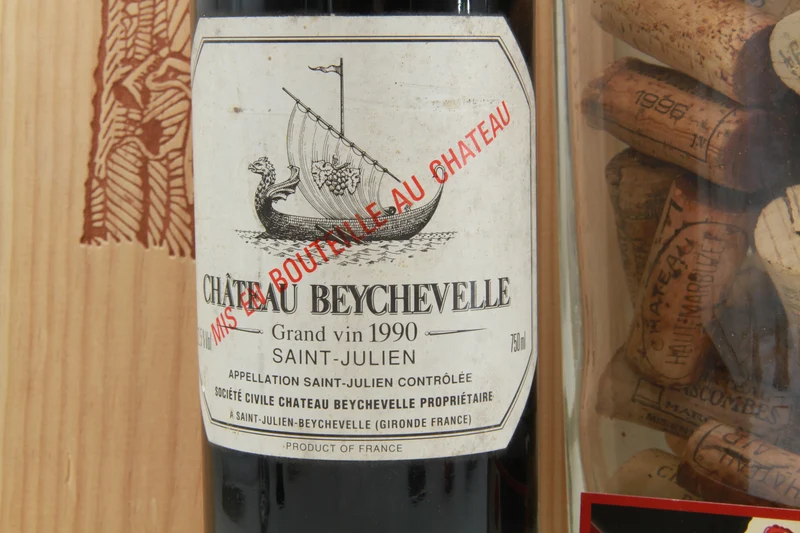 Chateau Beychevelle Grand Cru Classé Saint Julien. 1990
