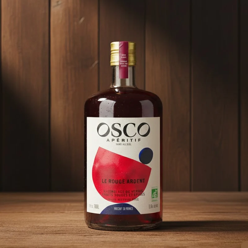 OSCO Le Rouge Ardent BIO 70cl - Sans Alcool