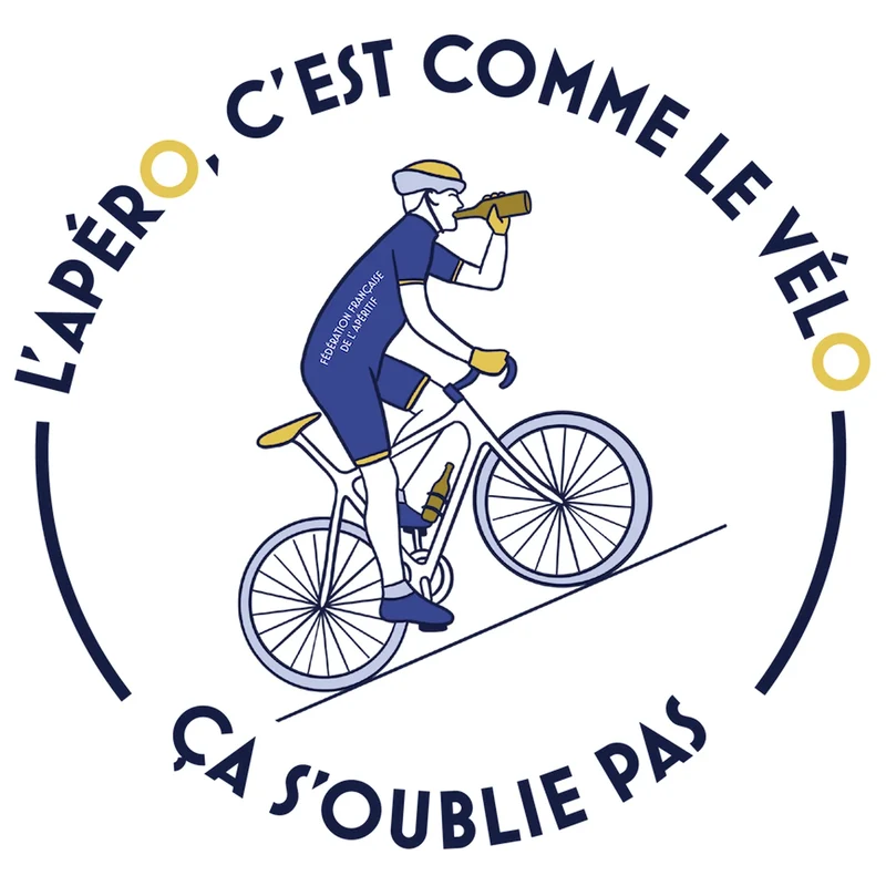 T-Shirt - L'Apéro c'est comme le vélo, ça s'oublie pas