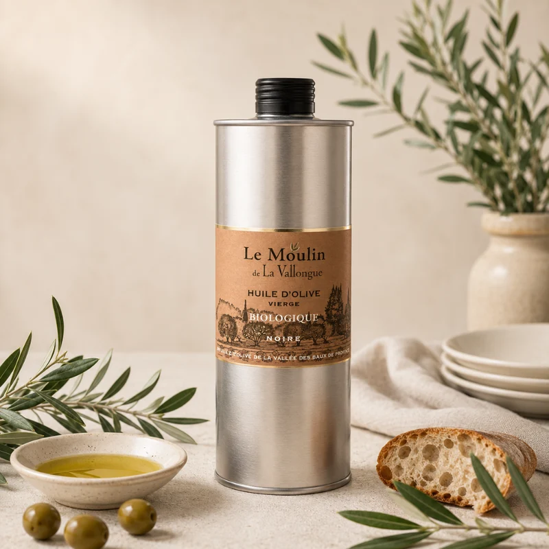 Huile d'Olive Noire Bio | AOP Vallée des Baux de Provence | 75cl