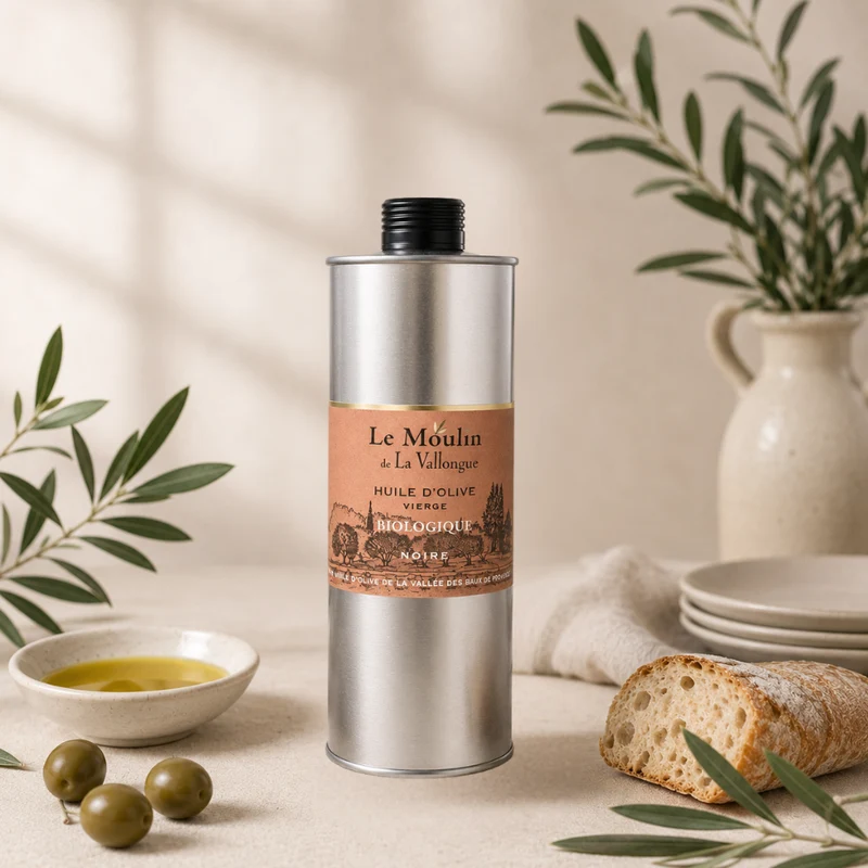 Huile d'Olive Noire Bio | AOP Vallée des Baux de Provence | 25cl