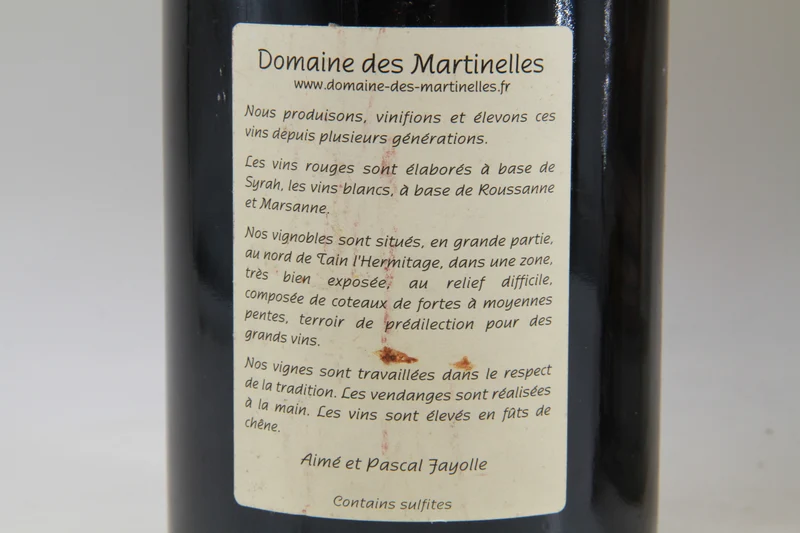 Hermitage Domaine des Martinelles 2005