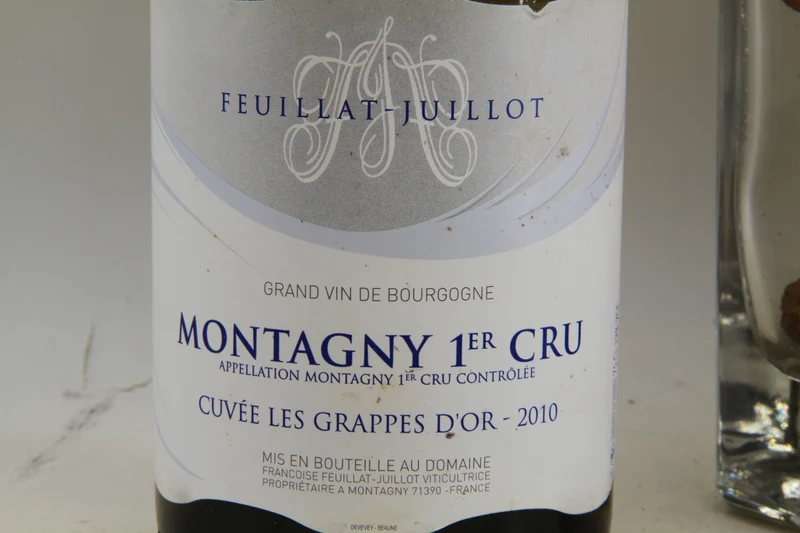 Montagny 1er Cru " Cuvée Les Grappes D'Or " **2010 ** Domaine Feuillat-Juillot