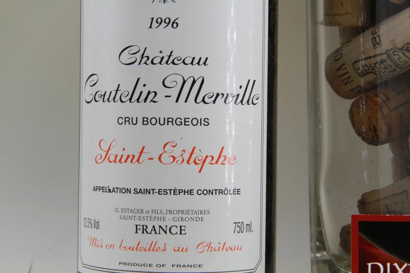 Chateau Coutelin-Merville Cru Bourgeois Saint Éstephe 1996