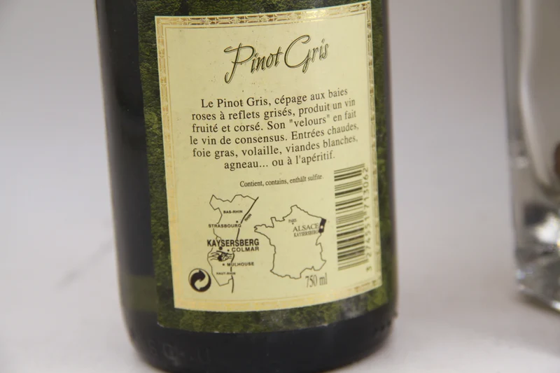 Pinot Gris Cellier de La Weiss. 2006 Alsace