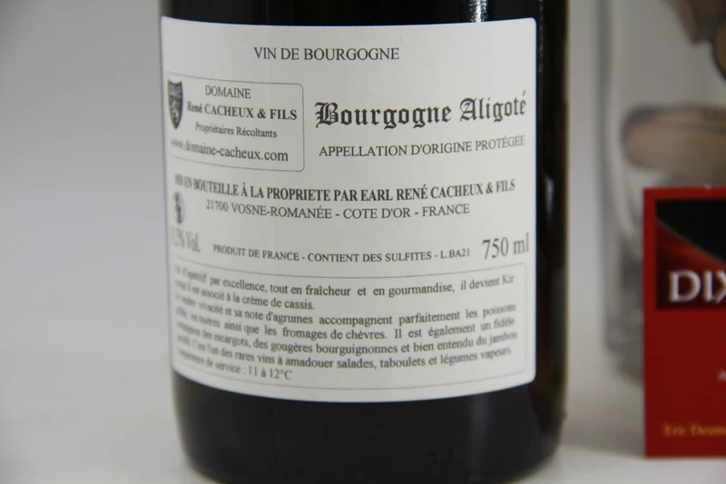 Bourgogne Aligoté ** 2021 ** Domaine René Cacheux & Fils