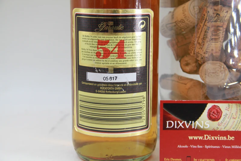 Rhum Robby 80 ties 70cl. 54%