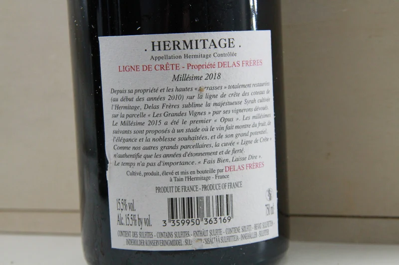 Coffret Hermitage "Ligne De Crête". ** 2015-2016-2017-2018 ** Delas