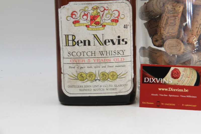 Ben Nevis Scoth Whisky année 70