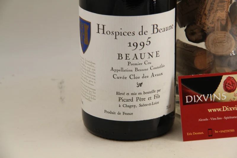 Beaune " Cuvée Clos des Avaux " 1er Cru ** 1995 ** Hospices de Beaune