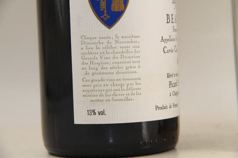 Beaune " Cuvée Clos des Avaux " 1er Cru ** 1995 ** Hospices de Beaune