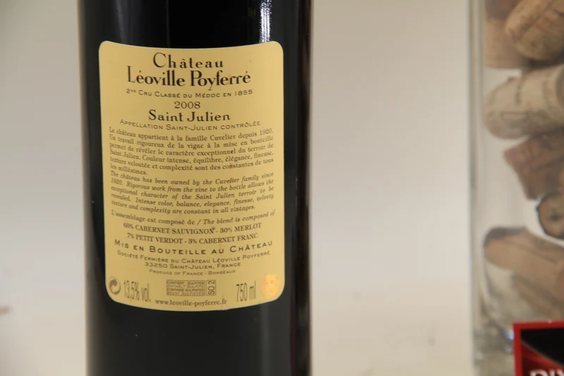 - Chateau Léoville Poyferré ** 2008 ** 1 Grd Cru Classé
