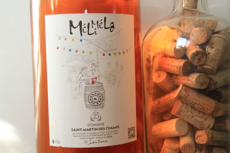 DOMAINE SAINT MARTIN DES CHAMPS - MÉLI MÉLO - ROSÉ 2020 - Imperial. 6 Lts