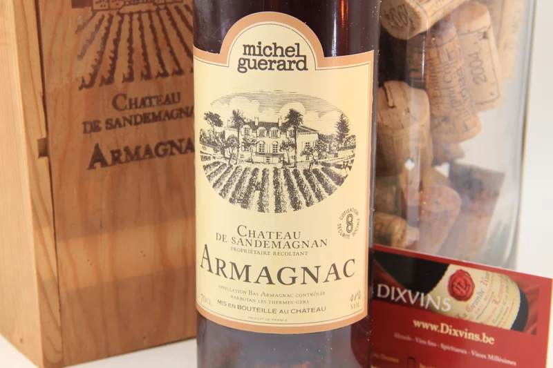 Armagnac ** 10 de fut de chène ** Chateau De Sandemagnan