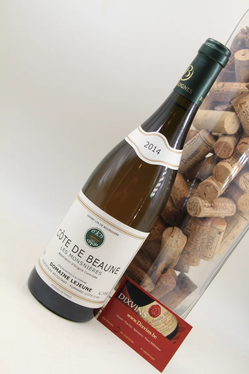 - Cote de Beaune " Les Monsnières " ** 2014 ** Domaine Lejeune