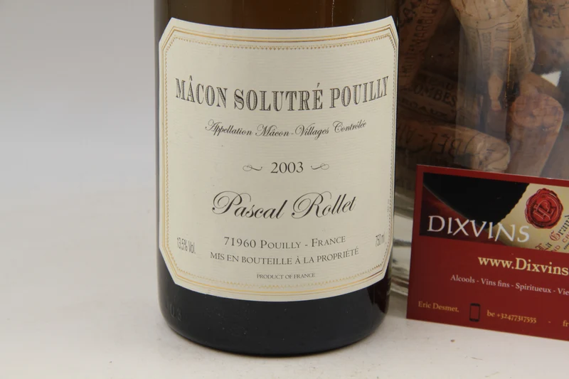 Macon Solutré Pouilly **2003** Pascal Rollet