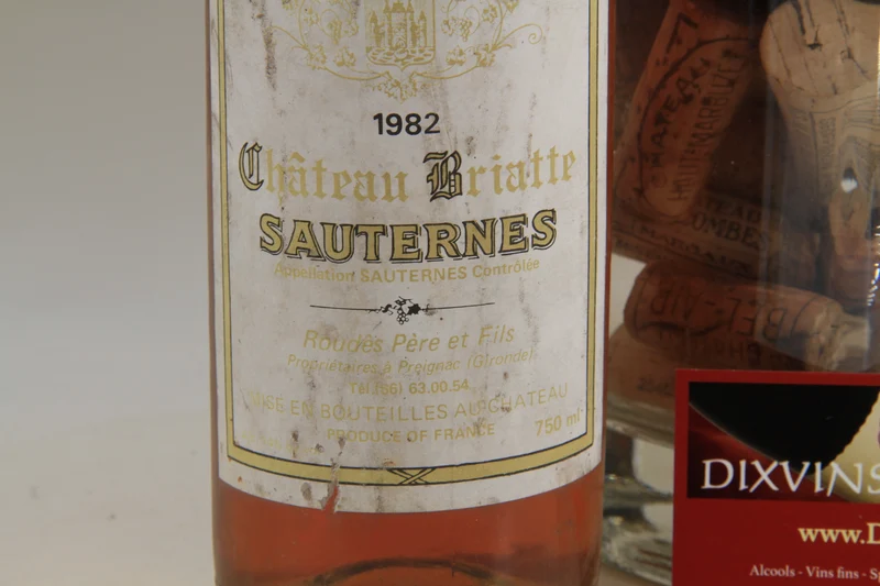 - Chateau Briatte ** 1982 ** Sauternes