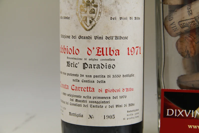 Nebbiolo d' Alba. Eric Pradiso 1971