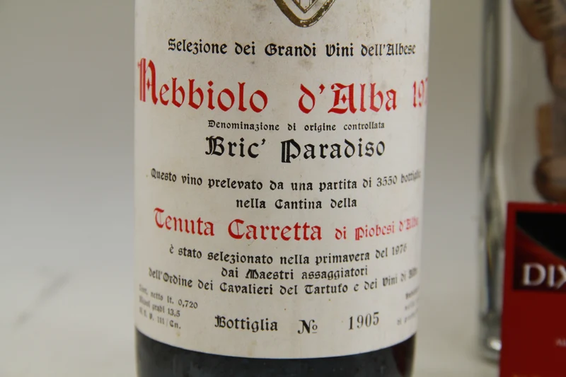Nebbiolo d' Alba. Eric Pradiso 1971