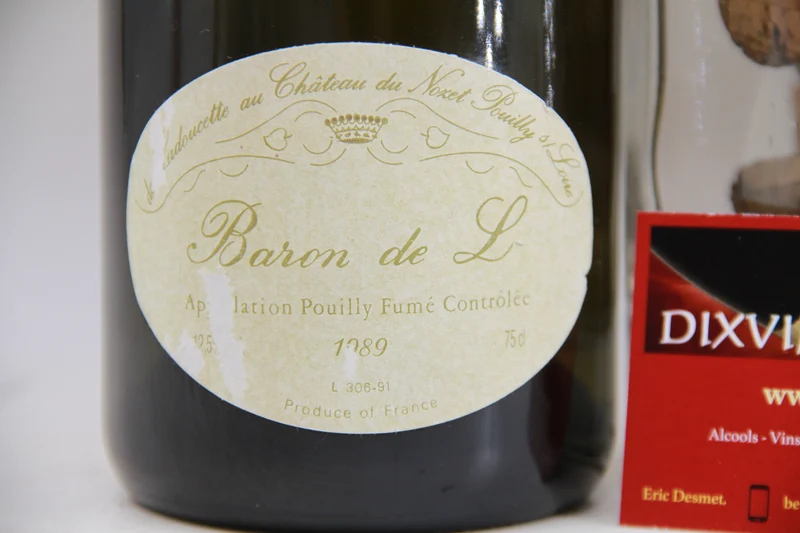 Pouilly Sur Loire Baron de L Chateau du Nozet 1989