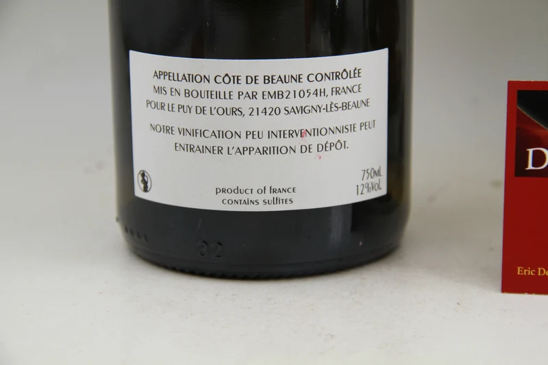 Cote de Beaune Les Monsnières Le Puy De L'Ours 2022