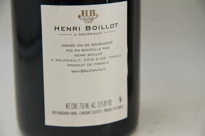 Bourgogne 'Pinot noir ' Domaine Henri Boillot