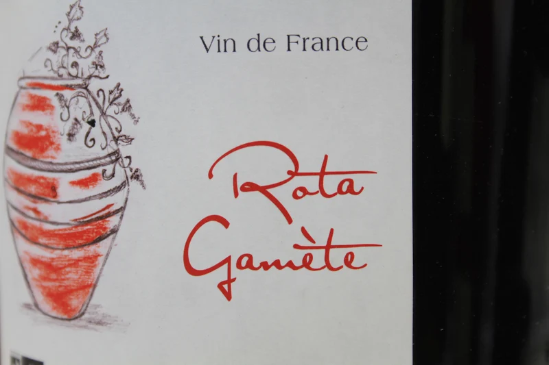 Rota Gamete** ** Anne et JF Ganevat Double magnum. 3 Litres