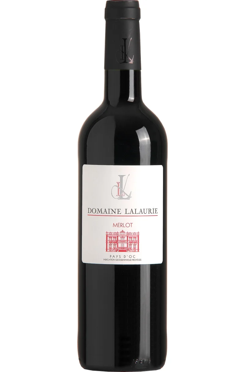 (LALAU) Domaine Lalaurie IGP pays d'oc merlot qualité boisé