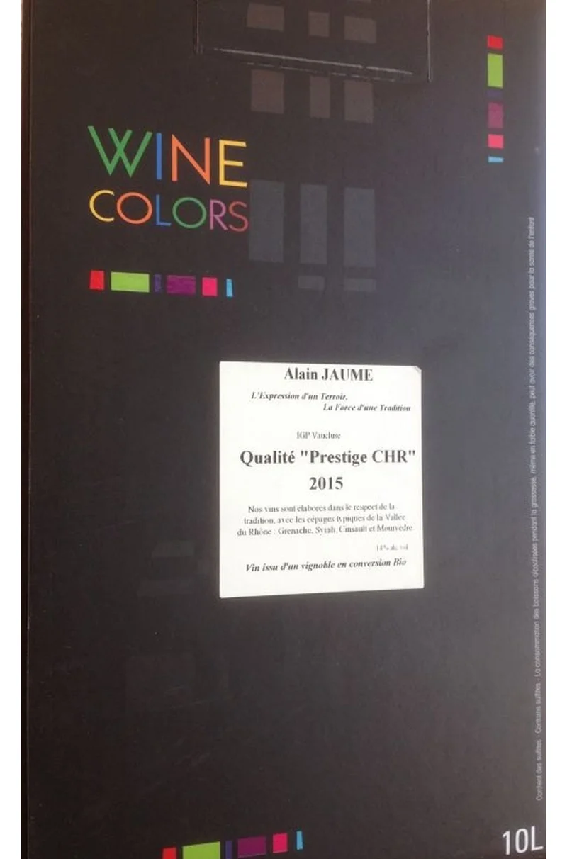 (JAUME) BIB 'Qualite Prestige' IGP vaucluse rouge