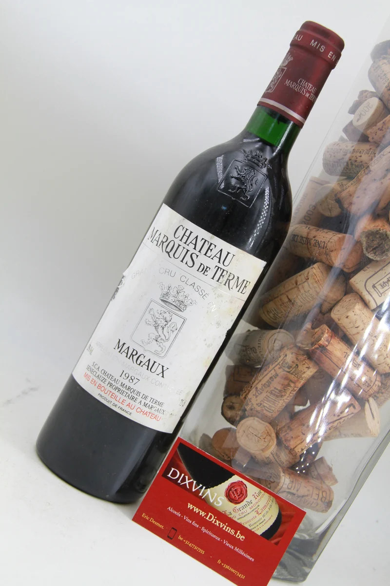 Chateau Marquis des Termes 1987 Grand Cru Classé Margaux