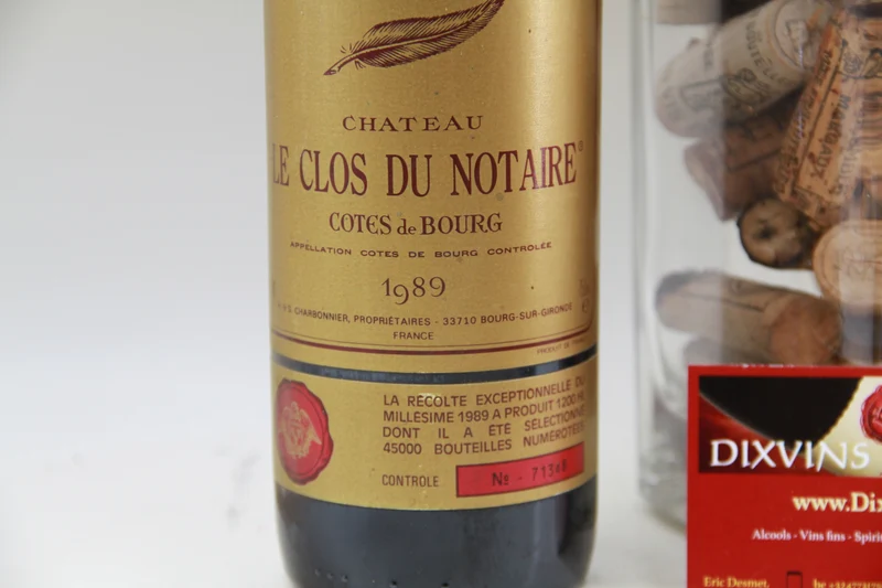 Le Clos du Notaire 1989 Cotes de Bourg