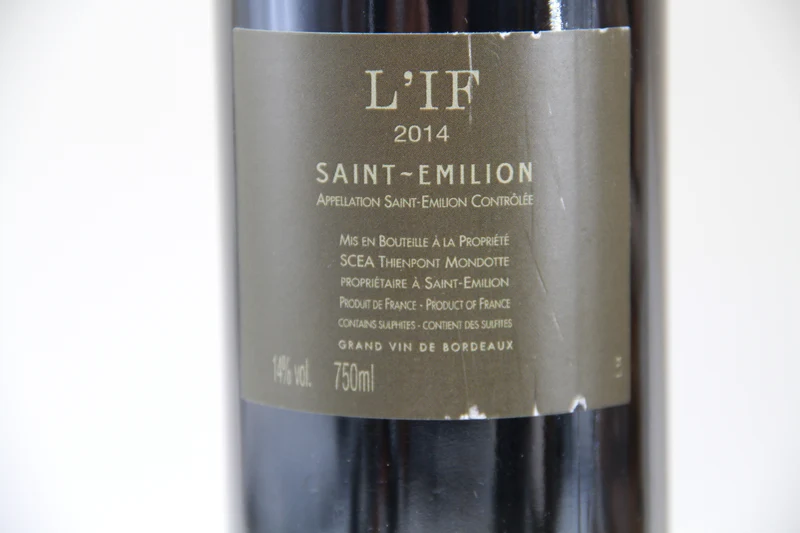 L'IF ** 2014 ** Saint Emilion