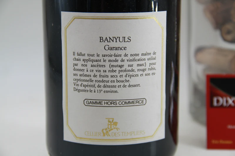 Banyuls Garance ** Rubis ** " Cellier des Templiers