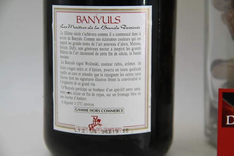 Banyuls "Demi sec " Wolinski Cellier des Templiers