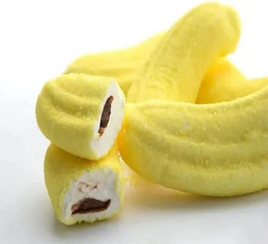 Banane fourré chocolat