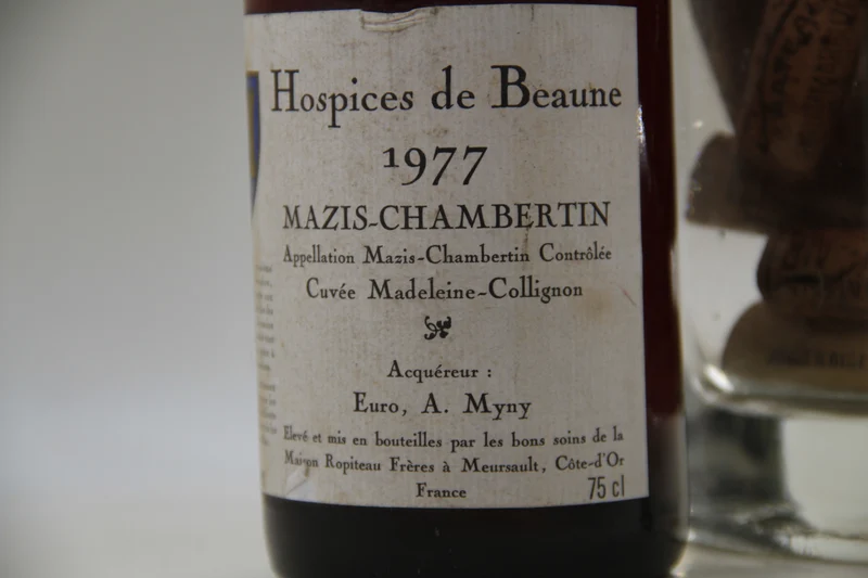 -Mazis-Chambertin ** Cuvée Madeleine-Collignon " ** 1977 ** Hospices de Beaune