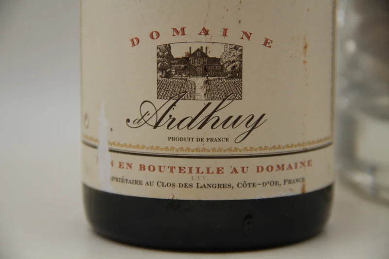 -Ladoix ** 1996 ** Domaine D'Ardhuy